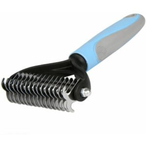Comb With Professional 2-SidedDematting grooming rake for cats and dogs
