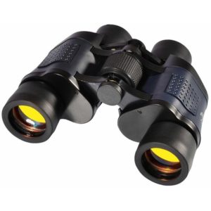 Compact Binoculars, 60x60 Binoculars, Binocular Telescope and Powerful Magnification and Low Light Night Vision, for Bird Watching, Theater, Sports