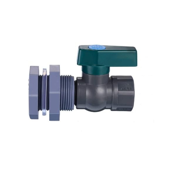 Connector pvc Water Tanks 1 Inch pvc Rain Barrel Faucet with Bulkhead Fitting and Hose Adapter(1)