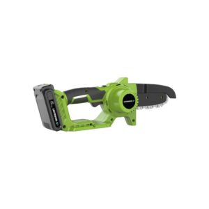 Cordless chainsaw - VENTEO - Light/manageable - For DIY/cutting/trimming - Rechargeable garden tools on 20V battery