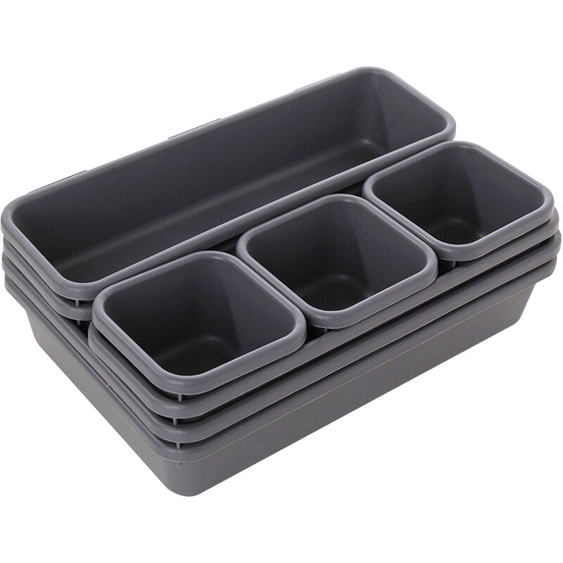 Creative Desk Organizer Desktop Storage Box Multi-Functional Drawer Organizer for Office Desk Kitchen Bathroom Makeup,model:Black - model:Black