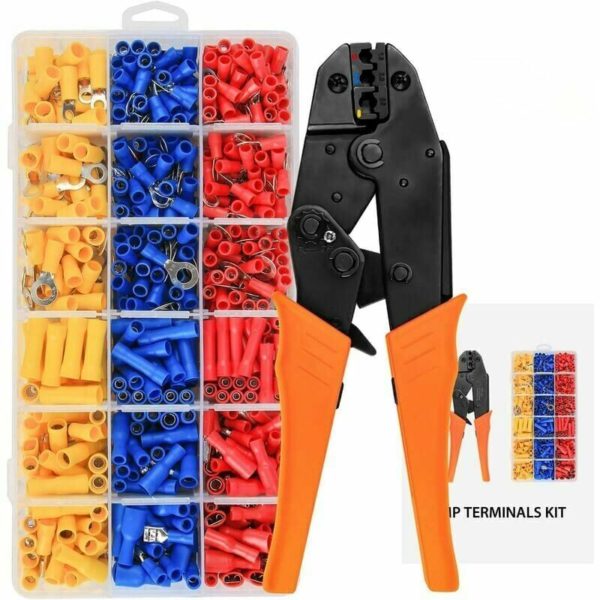 Crimping pliers for cold terminals Crimping pliers for insulated bare terminals (700 terminals + 30d clamp) suitable for tool room