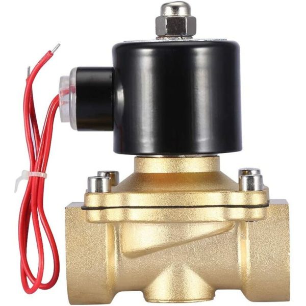 DN25 1 'normally closed brass electric solenoid valve, 220V ac 1' bidirectional solenoid valve