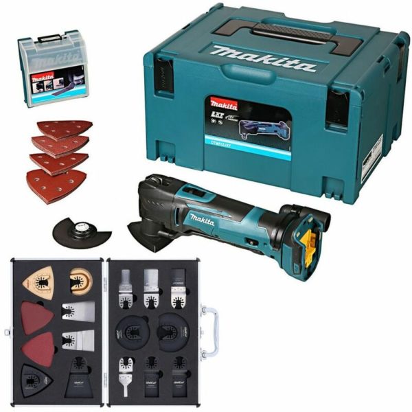 Dtm51zjx7 18v Multi Tool With 23 Piece Accessory And Extra 34 Piece Accessory Set Makita 6000