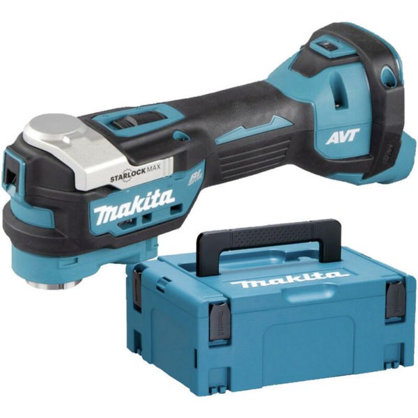 DTM52ZJ Cordless Brushless 18V lxt bl Starlock Max Multi Tool In Makpac - Makita