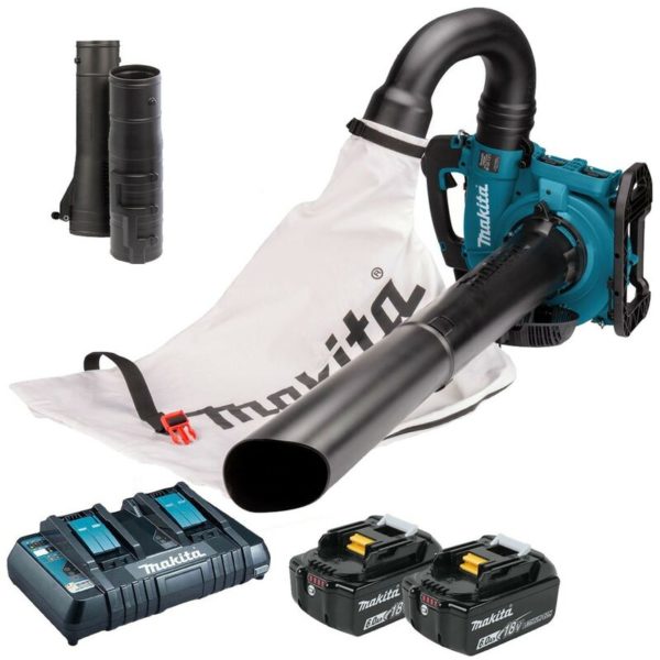 DUB363 Twin lxt 18v / 36v Brushless Leaf Blower Mulcher Vacuum 2 x 6.0 - Makita