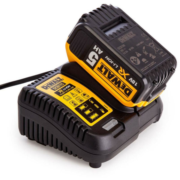 DeWalt DCB184 18V 5.0Ah Battery & DCB115 Fast Charger Bundle