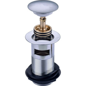 Deluxe Slotted Easy Clean Click Clack Basin Waste - Chrome - Chrome - RAK