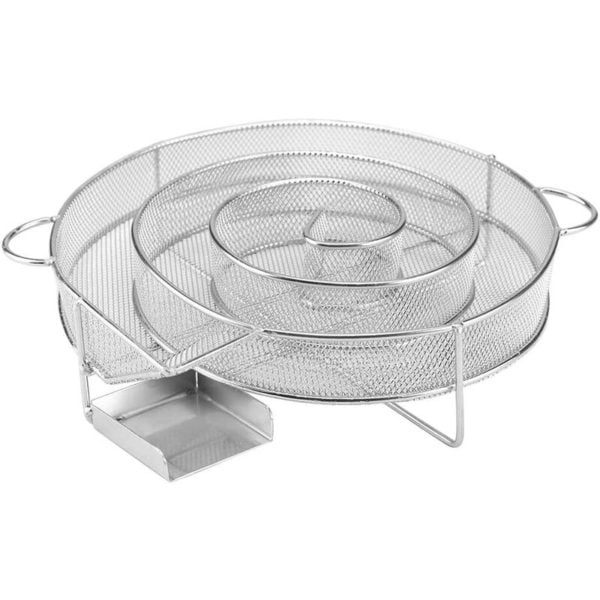 Denuotop - Cold Smoke Generator Stainless Steel Round Grill Cold Smoke Generator for Grill and Smoker