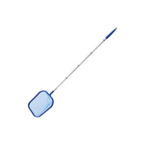 Denuotop - Professional Pool Net, 1.6 metre thin skimmer pool net with telescopic pole for swimming pool, spa, hot tubs, aquarium, garden pond (1.53m)