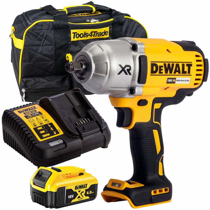 Dewalt - DCF899N 18V Brushless High Torque Impact Wrench with 4.0Ah ...