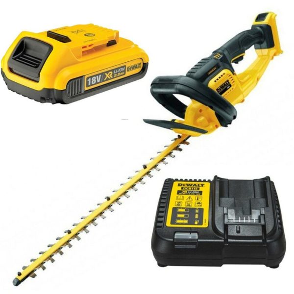 Dewalt - DCM563D1 18v Cordless Hedge Trimmer Cutter + 1 x 2.0ah Battery + Charger