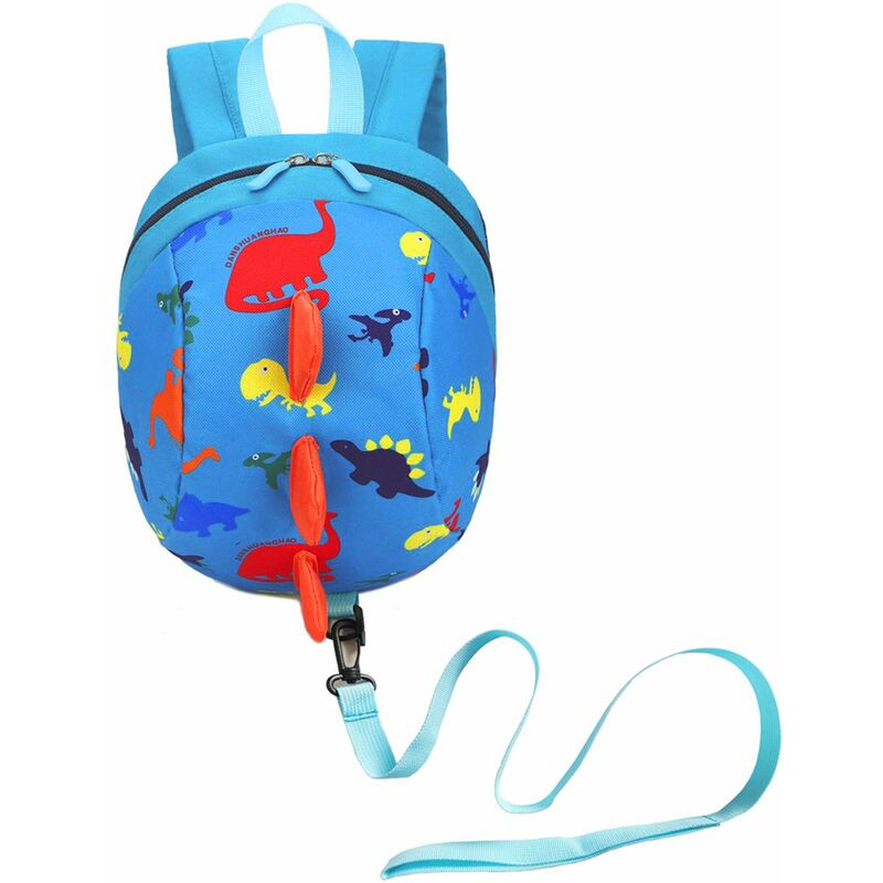 Dinosaur Toddler mini backpack with leash,children Kids baby harness bookbag