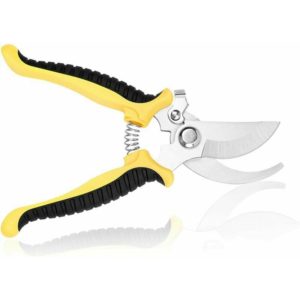 Dontodent Anvil Shears Dry Hard Wood Secateurs Straight Blade Pruning Shears with Ergonomic Handles Professional Secateurs