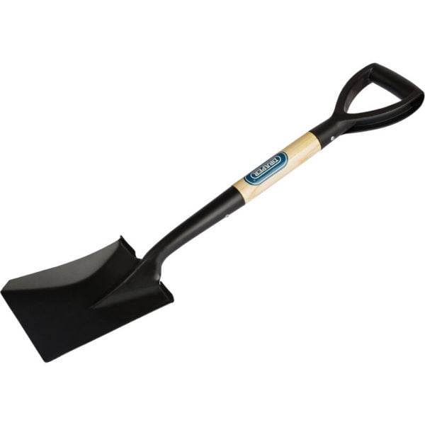 Draper - 15073 - Square Mouth Mini Shovel with Wood Shaft