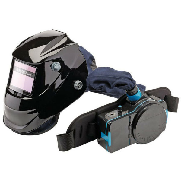 Draper Expert 02518 Air-Fed papr Auto-Darkening Welding Helmet (Black)