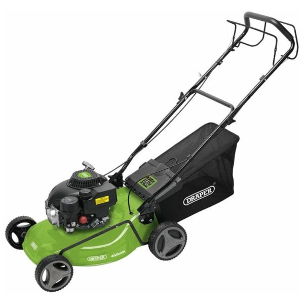 Draper - Self-Propelled Petrol Lawn Mower, 460mm, 150cc/3.6HP 08672