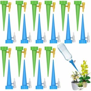 Drip Irrigation Bottle Automatic Sprinkler Plant Watering Kit with Control Valves for Garden Home Indoor Outdoor 20pcs