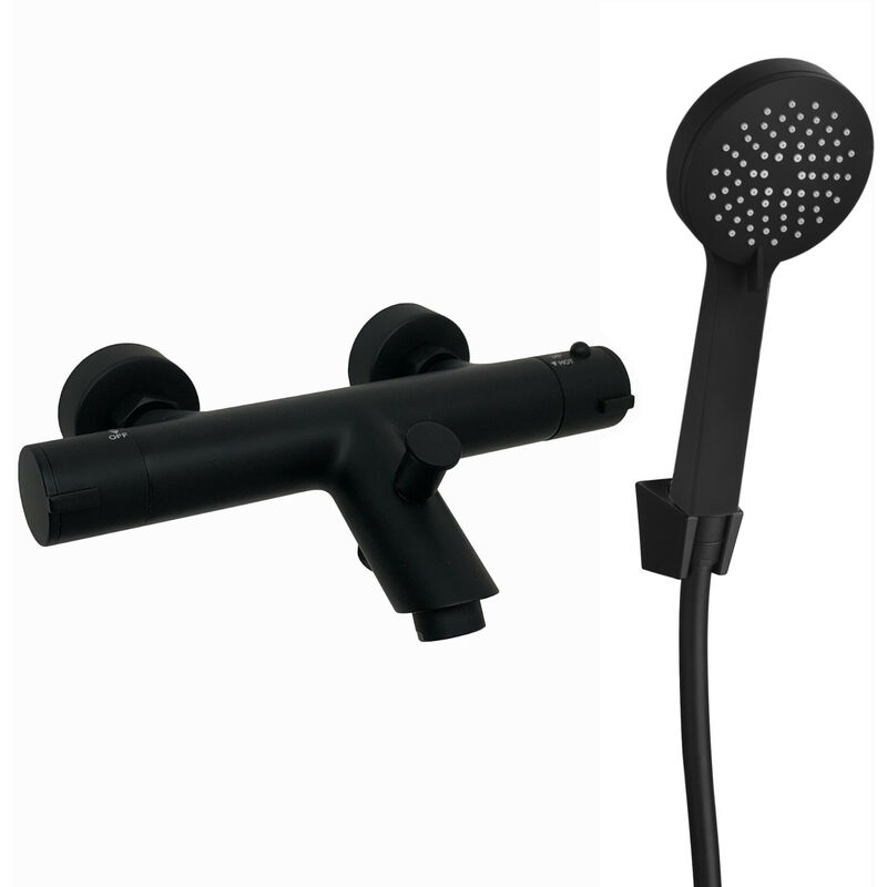 dune-bbt0213-matte-black-thermostatic-wall-mounted-bath-shower-mixer