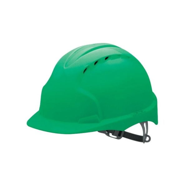 EVO2 Vented Green Safety Helmet - Green - JSP