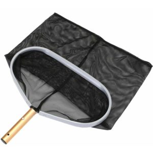Echoo - Heavy Duty Pool Skimmer Net Deep Bag Leaf Rake Net with Strong Reinforced Aluminum Frame Handle Fast Cleaning Easy Debris Pickup and Removal