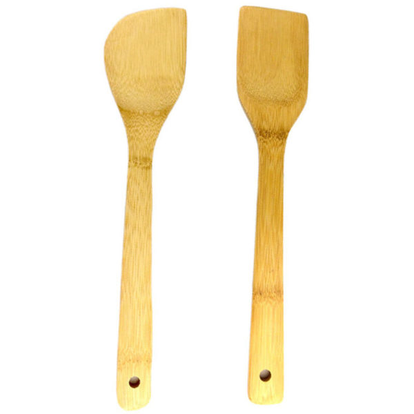 Eco-friendly Bamboo Shovel Kitchenware Set 30*6 Square Shovel + 30*6 Inclined Shovel