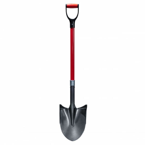 Edge Shovel - Ultra sharp shovel for all types of floors - Carbon Steel Blades - Black/Red - 110x11x22 cm - Rootslayer