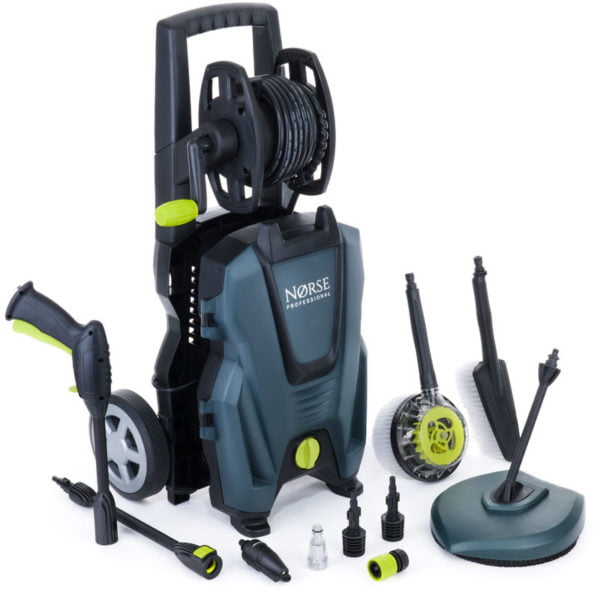 Electric Pressure Washer Norse SK125 - 160 Bar 2350 psi Power Jet with Patio Cleaner for Car Bike Garden - 24 Month Warranty