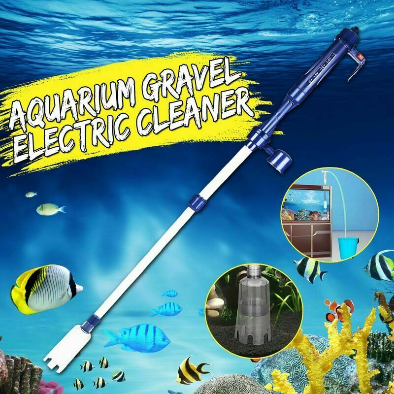 Curated visual reference: Fresh Look at Electric Water Pump Filter Siphon Automatic Vacuum Cleaner Aquarium