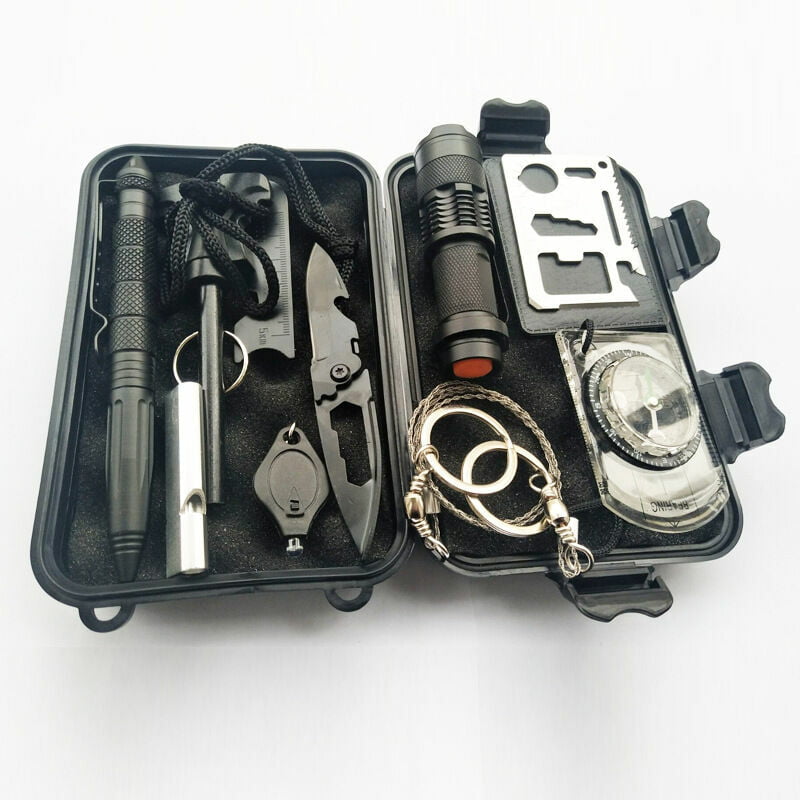 Emergency Survival Kit, Multifunctional Survival Survival and Rescue Kit Outdoor Multi-Tool Outdoor sos First Aid Supplies