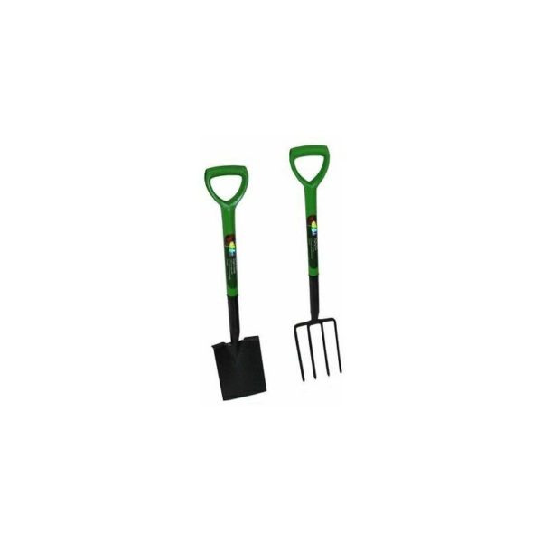 Ending Iron Tool Set Carbon Steel Heat Treated Rake Fork Hoe Spade Gardening