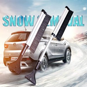Extendable Ice Scraper Snow Brush with abs Shovel Head No Scratch Snow Removal for Cars Trucks Windows Windshield Glass Scrape Frost Ice Remover