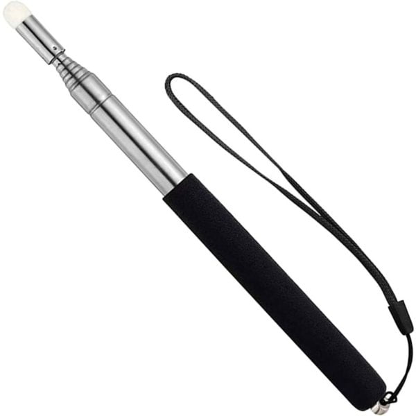 Extendable Presentation Pointer with Hand Strap, Teachers Retractable Telescopic Wand, Retractable Pointer Presentation Pointer Stick for Teaching