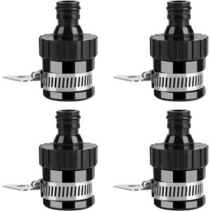 External Faucet Adapter, Universal Faucet Adapter Connector, Garden Hose Connector for Mixer Tap (Diameter 20mm, No Thread) (4Pcs)
