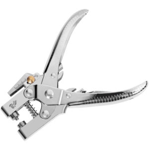 Eyelet Hole Punch Pliers Multi-function Hole Puncher with 100pcs Metal Eyelets Manual Puncher Press Tool Grommets Machine Grommet Eyelet Hole Opening