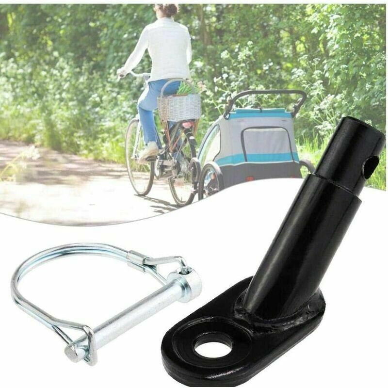 FVO Bike Trailer Coupler Bike Trailer Hitch Mounting Adapter Bicycle Rear Carrier Rack Bike Accessory For Kids Pet Cargo Bike Trailers