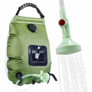 FVO - Garden ShowerSolar Energy Collection Shower Bag Portable Shower Bag Camping Shower Bag 20l Bath Water Bag -