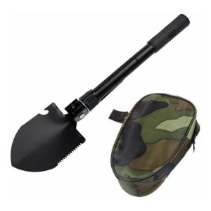 FVO Multifunctional Folding Shovel for Cutting Branches Camping Survival Hiking and Gardening
