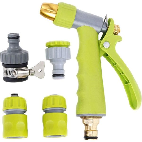 Fande Spray Gun,High Pressure Spray Gun with Different Water Intensities,Garden Hand Shower Spray Gun,Car Wash,Garden/Lawn Watering