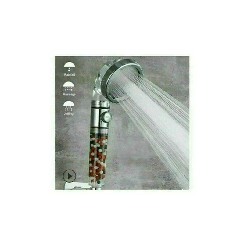 Filtration Shower Head Water Saving High Pressure Hand Shower 3 Modes, Essential for Home, Water Saving Shower