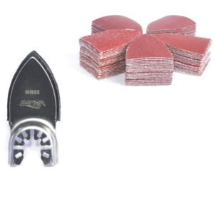 Finger Sanding Pad For Multi Tool Plus Mixed Sheets - 101 Pieces - n/a - Vaunt