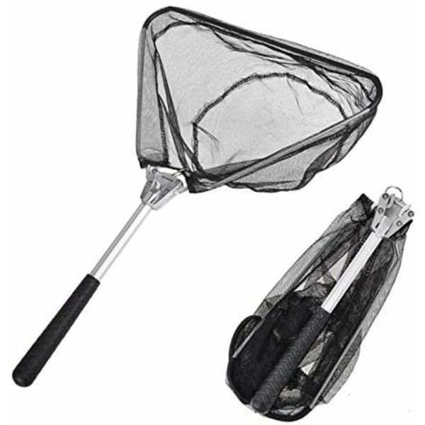 Fishing Net Foldable Telescopic Triangular Net Fish Fishing Pond Pool Basin,