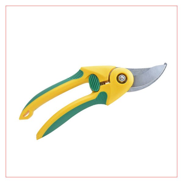 Flamingo garden secateur. Flower secator with non-slip ergonomic handles and bypass cut.