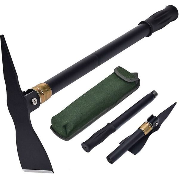 FlkwoH Folding Shovel With Lightweight Portable Carry Pouch Folding Multitool Camping Shovels For Digging Shovel Pickaxe Hoe Survival Tools