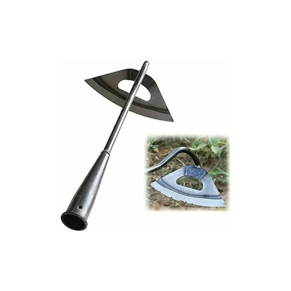 Flkwoh - Garden Hoe - All Hardened Steel Hollow Weeding Hoe With Long Handle, Garden Weeding Tools, Easy Weeding And Soil Loosening, Garden Hoe Tool