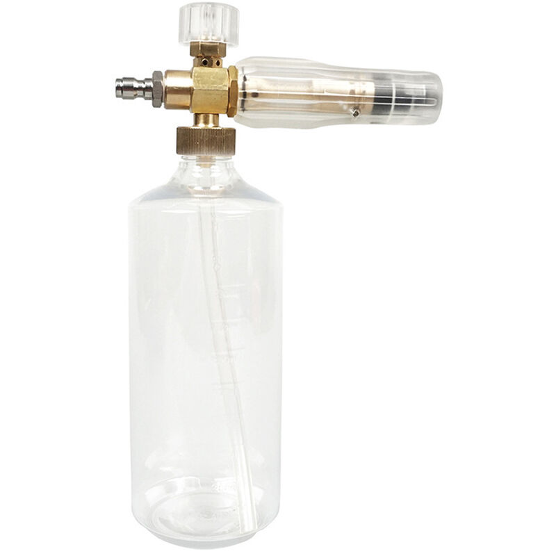 Foam Generator Dense Foam Producer Foam Maker Foam Bottle Foam Can for High Pressure Car Washer Car Cleaning Foam Washer - Transparent