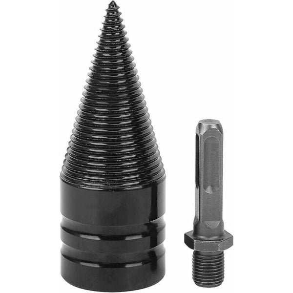 For Drill Firewood Drill Bit Wood Splitter Heavy Duty Carbon Steel Log Splitter 42mm