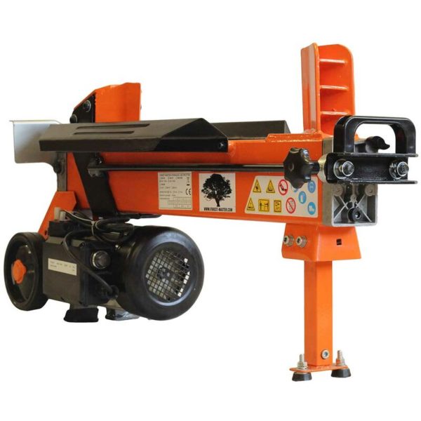 Forest Master FM10D-TC 5 Ton DuoCut Electric Log Splitter with Ramstop, Workbench and Guard