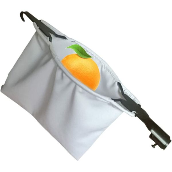 Fruit Pickers, Metal Fruit Picker with Collection Bag, Telescopic Handleless Fruit Catcher, for Apple Pear Citrus Peach, ø 16CM