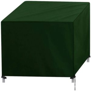 Furniture Cover, 420T Oxford Fabric Garden Furniture Cover, Garden Table Cover with Windproof Buckle and Adjustable Telescopic Rope for Sofas and